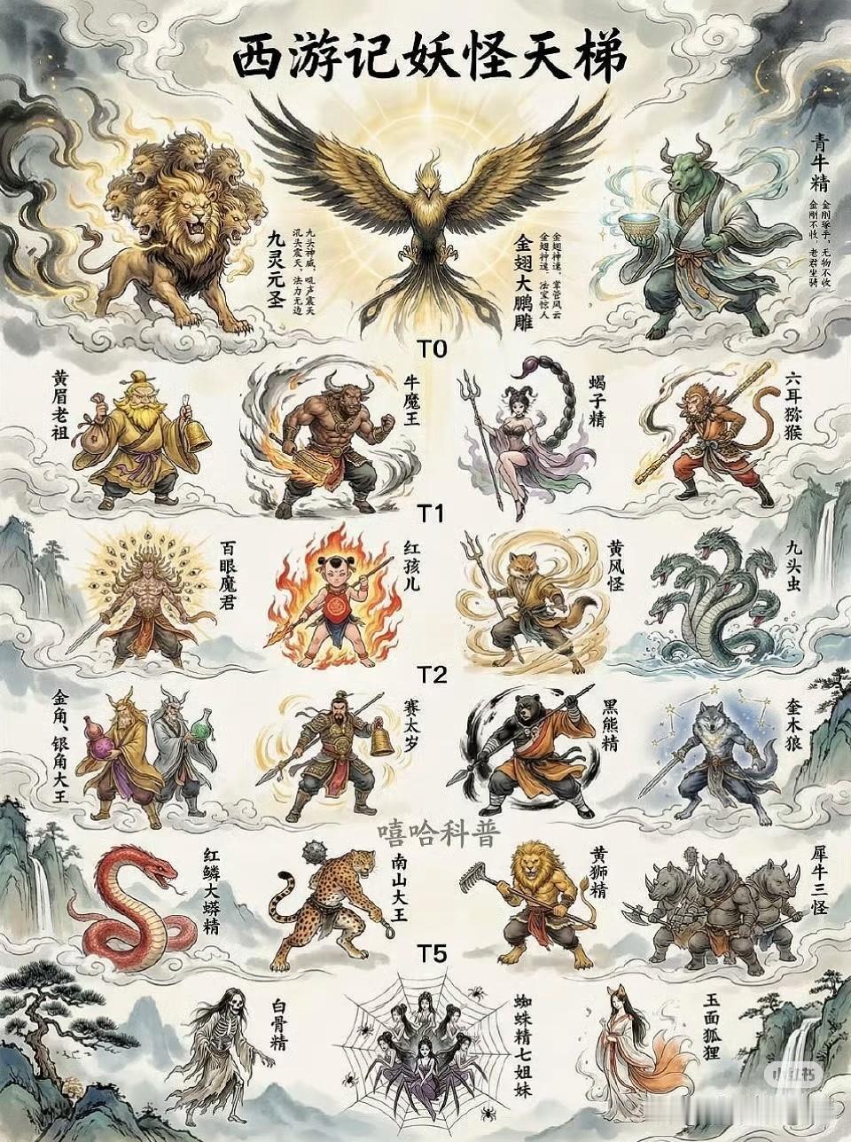来看看西游记里出现的妖怪 