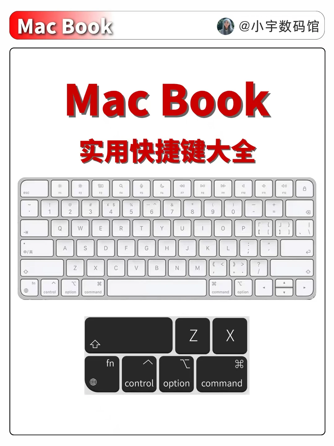 MacBook 日常使用快捷键大全！