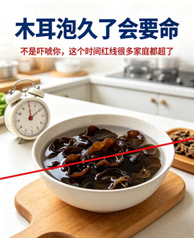 木耳泡久了会要命