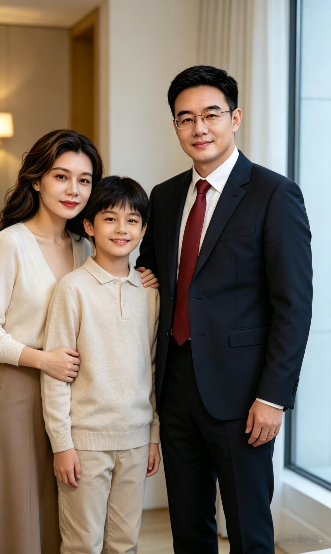 高颜值的一家人