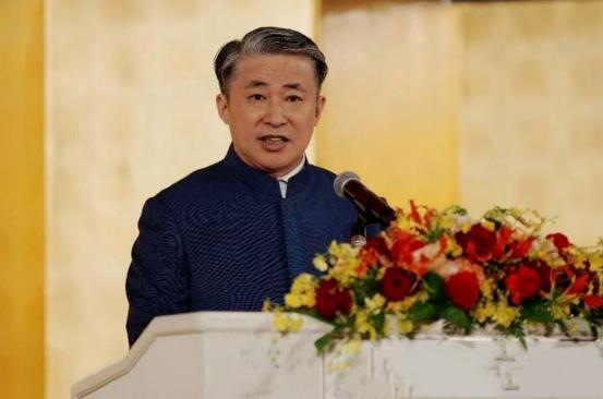 中国驻大阪总领馆近日举办庆祝中华人民共和国成立77周年招待会，薛剑总领事在致辞中
