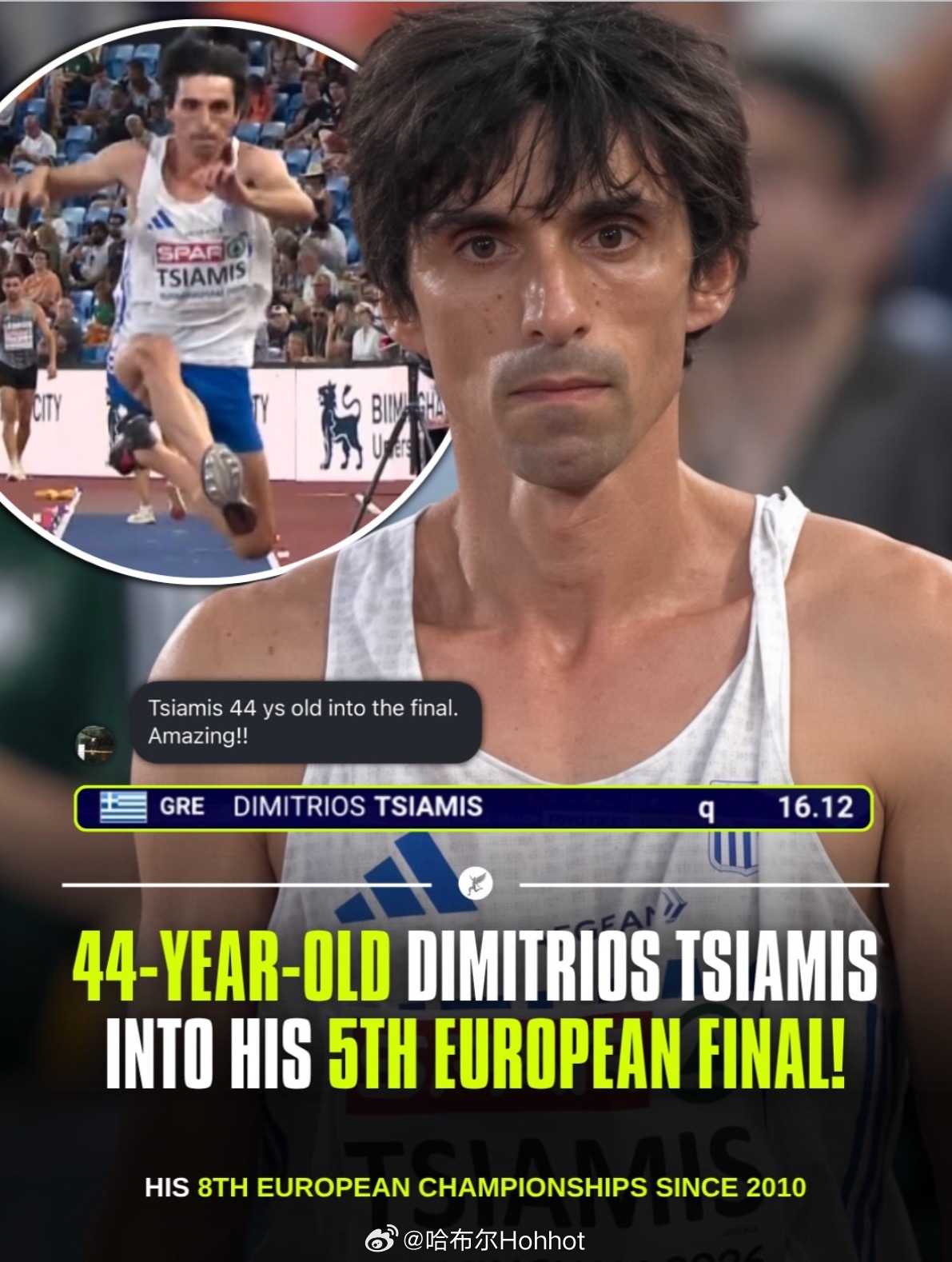 从2018年欧锦赛收获铜牌🥉，到2026年再次闯入决赛，🇬🇷希腊三级跳名将