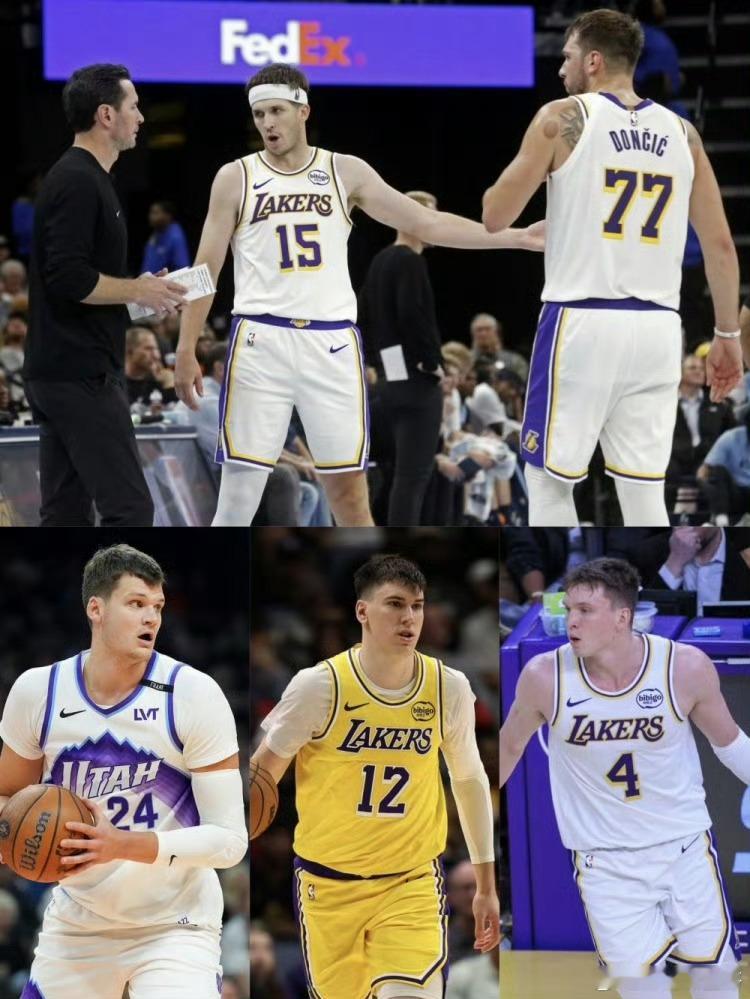 NBA 东契奇认为湖人的这组白人阵容，能夺冠！东契奇称湖人现有阵容能冲冠