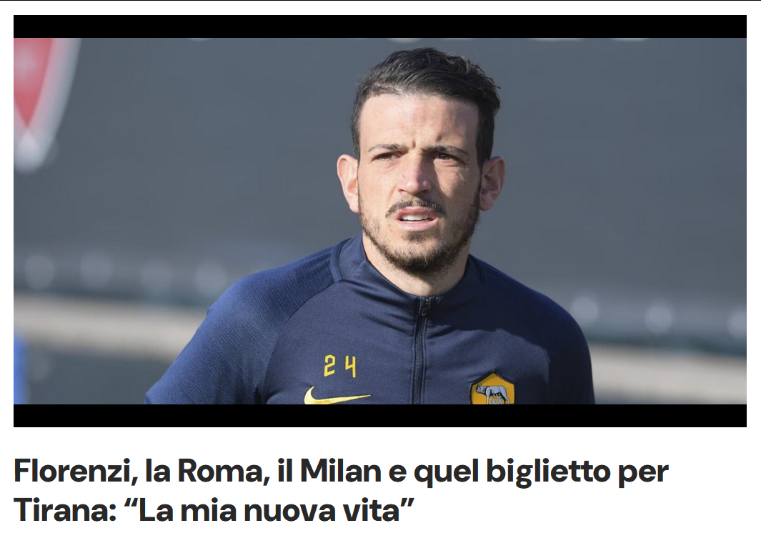 弗洛伦齐在他35岁生日当天接受了罗体专访，这是第一次在球场之外过生日。怀念球场吗