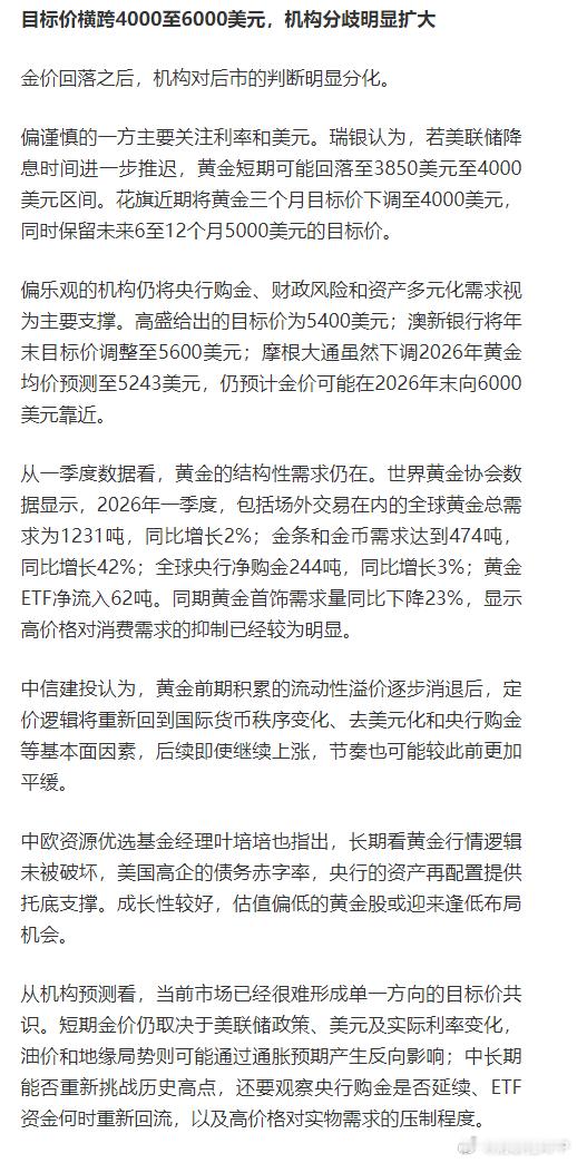 金价回落至年初黄金ETF却亏了黄金想卖舍不得加仓又没底【资金用脚投票，近半月黄金