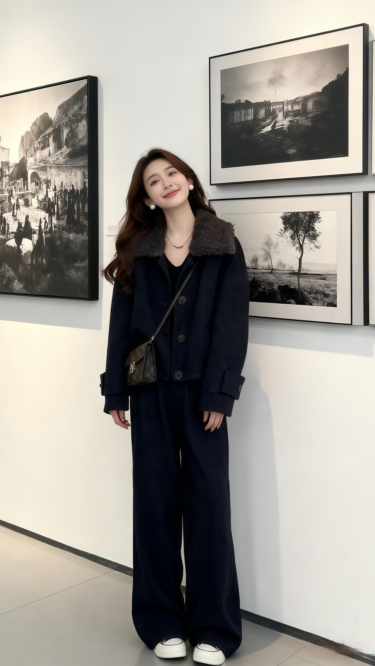 穿搭穿搭 穿搭 时尚套装韩系穿搭今天穿什么