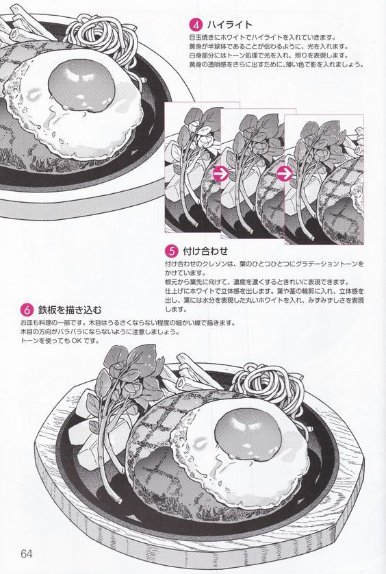 绘画参考 食物的画法参考 