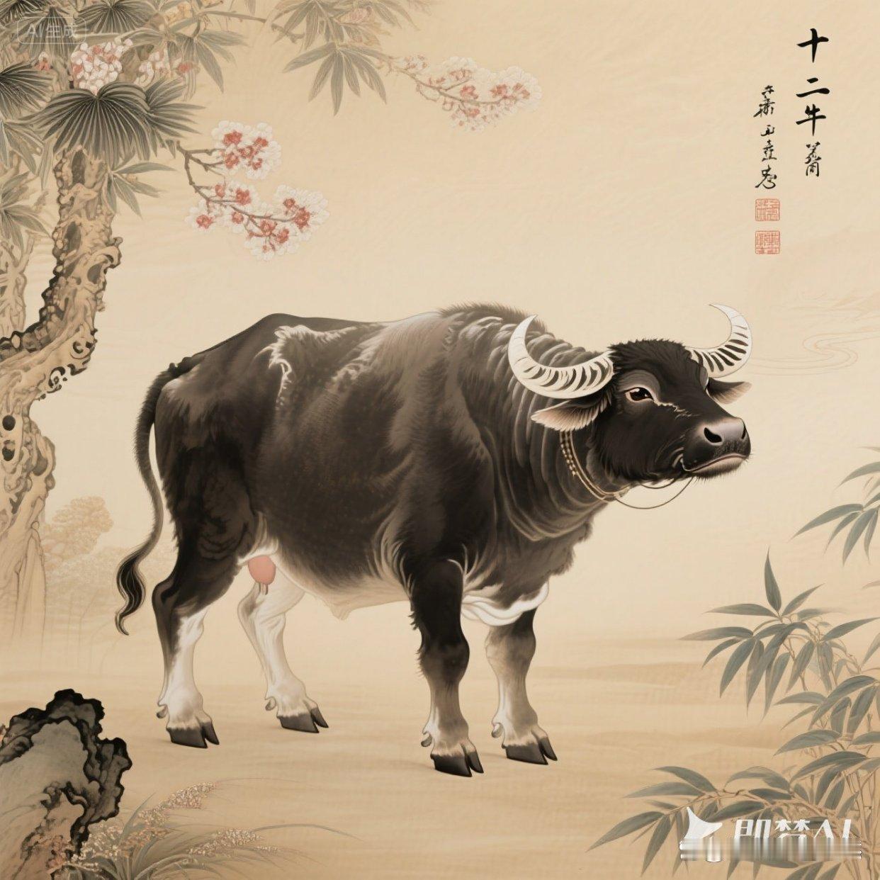 对人类贡献最大的牛
       现实中的牛，在农业时代是重要劳动力，能帮人们耕