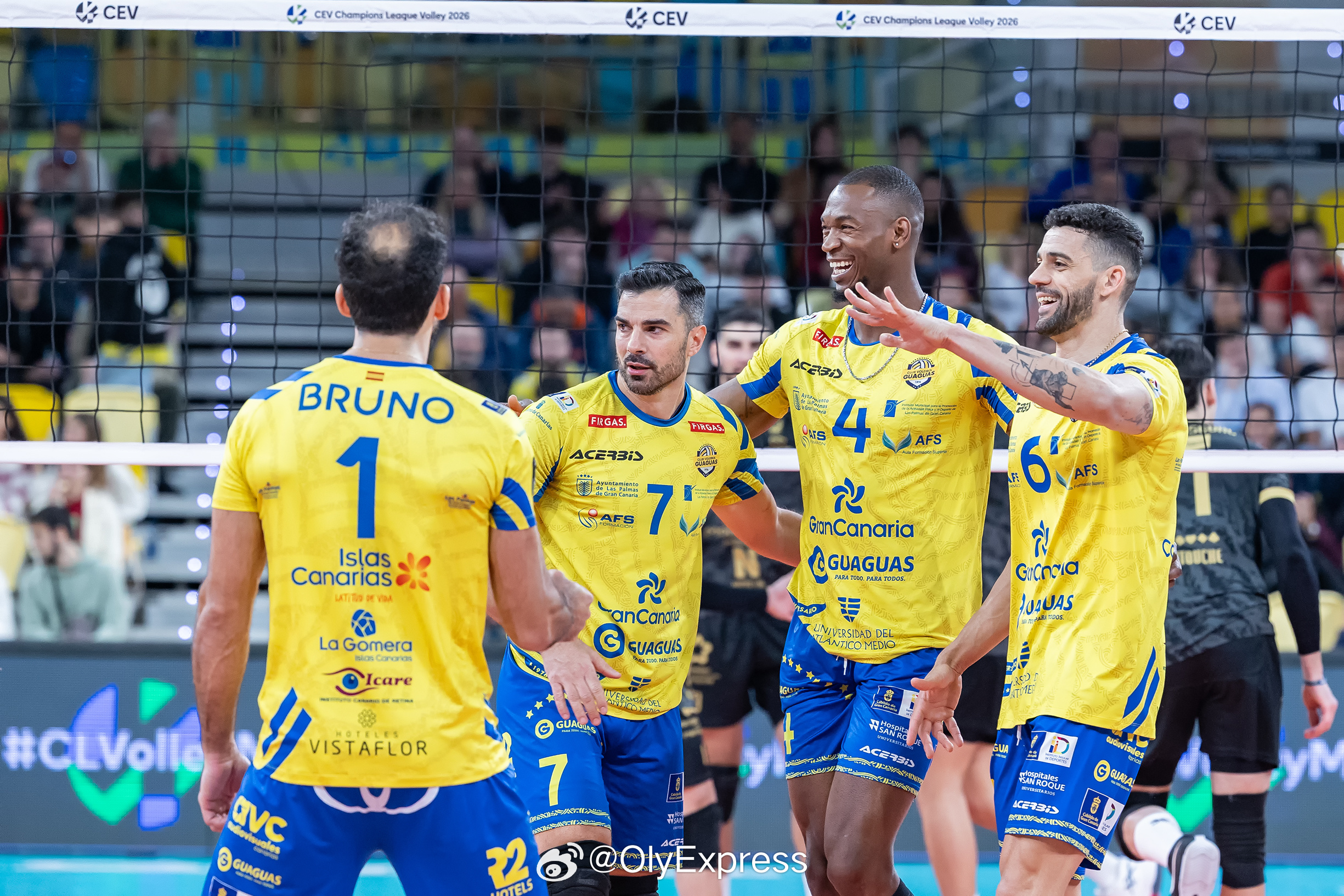 【欧冠男排八强附加赛拉斯帕尔马斯先拔头筹】国际排坛战报速递 3月5日，欧冠男排八