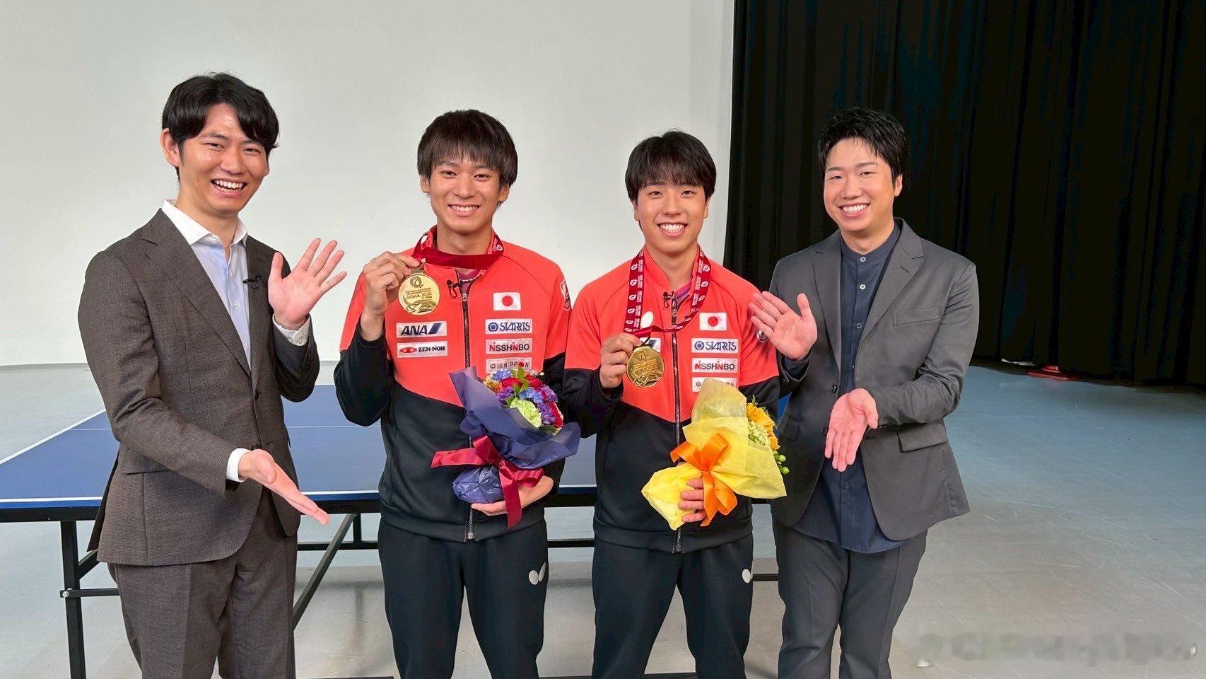 水谷隼和户上隼辅/篠塚大登一起上的节目今晚播出📺 ​​​