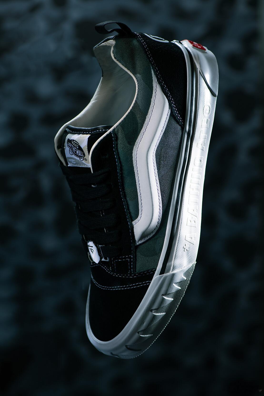 Vans 携手 BAPE® 重塑经典鞋款 Knu Skool将街头文化基因注入经