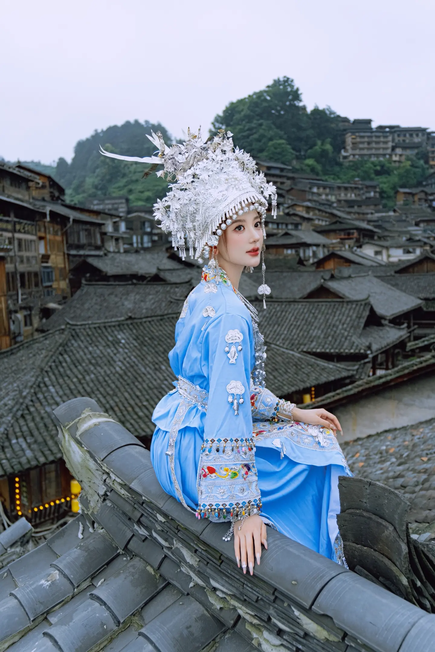 终于来苗寨当苗妹啦～