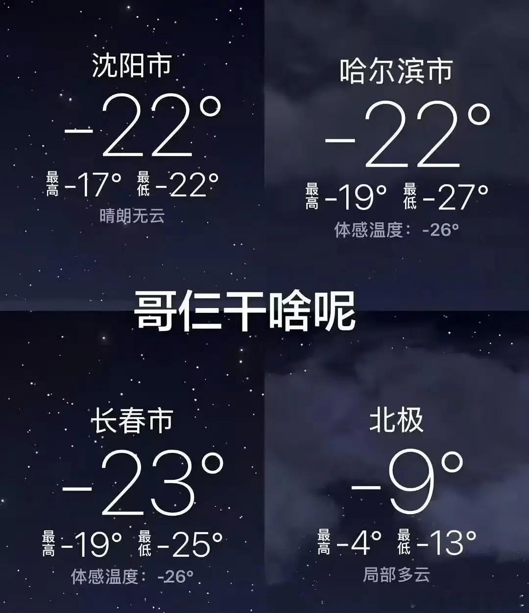 东北人可以去北极避寒了 