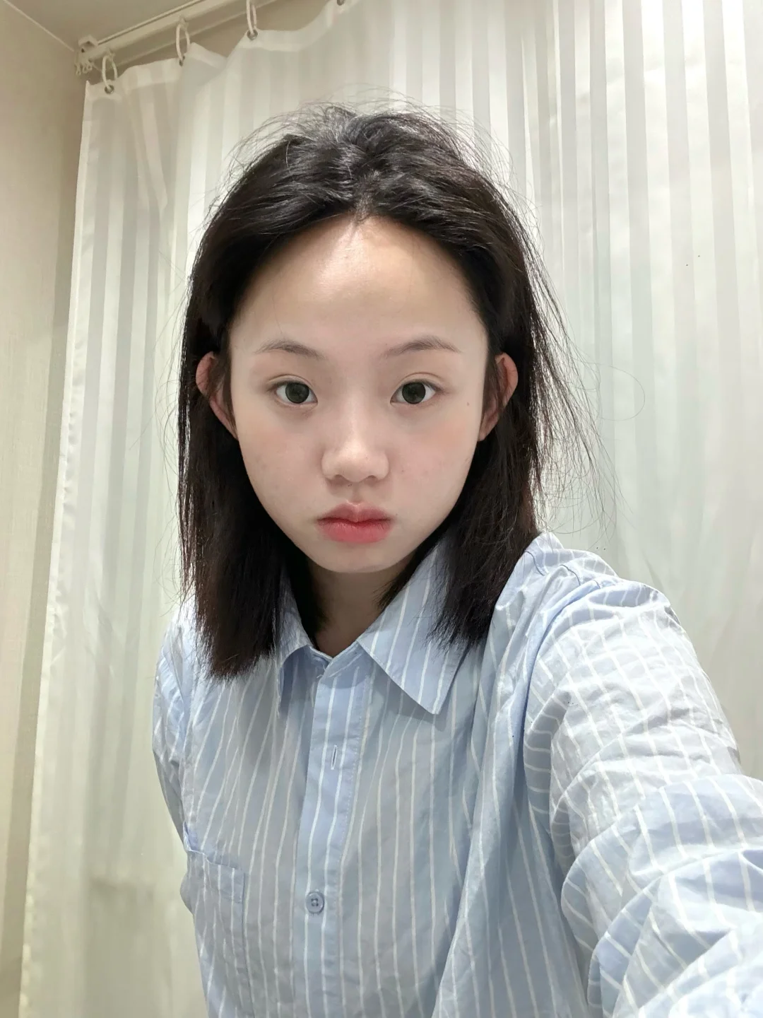 摘了帽子就贴头皮