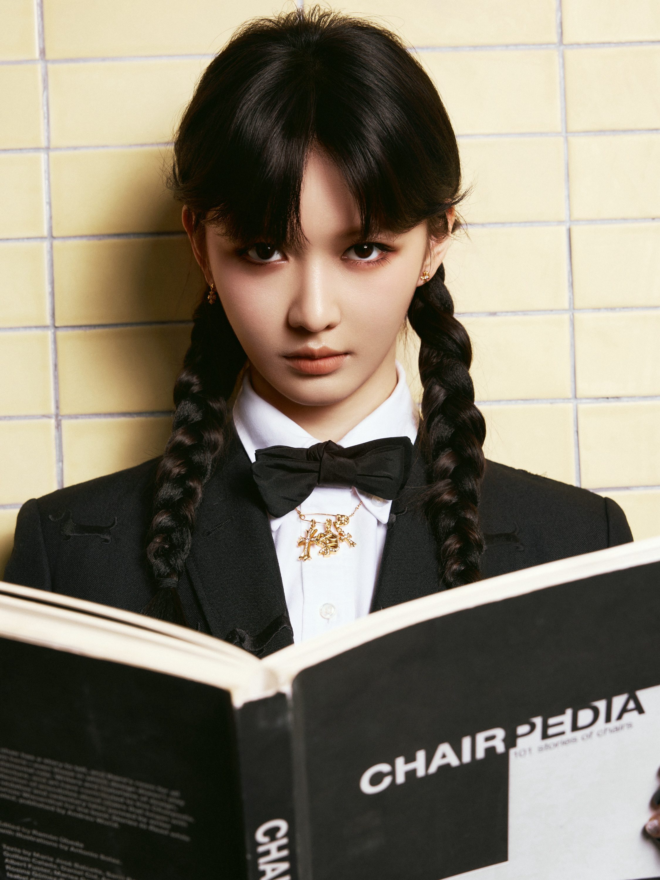 周子玄学院风恶女美学拿捏了发现这个这个小美女周子玄身上好优越的气质，这波星期三风