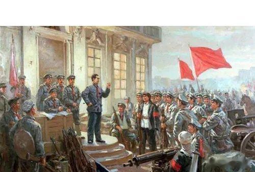 这两幅图含义很深刻，八一南昌起义打响了武装反抗国民党的第1枪，但我们依然是以国民
