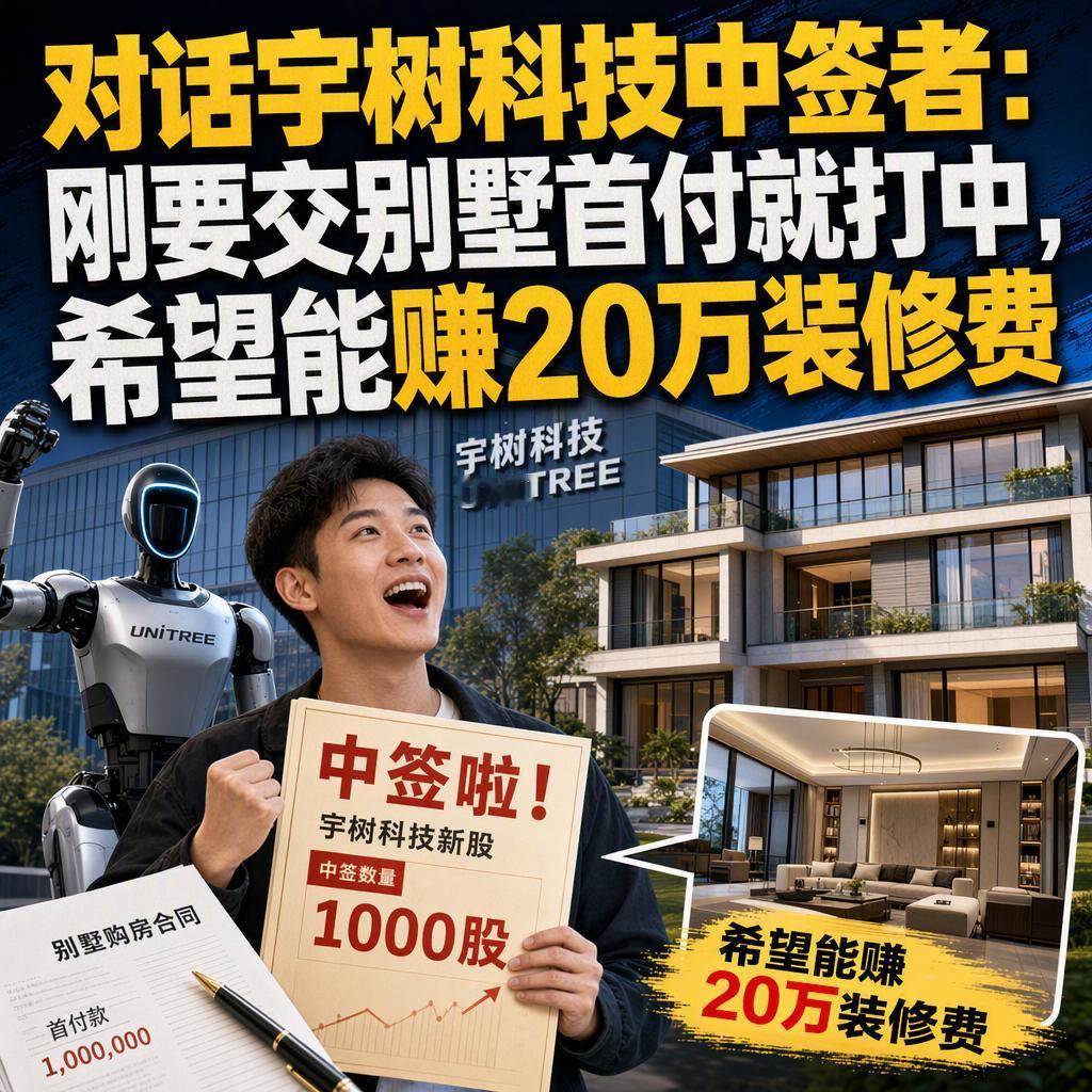 978.46万户申购，中签率0.01809759%，一万个号里中不到两个。
宇树