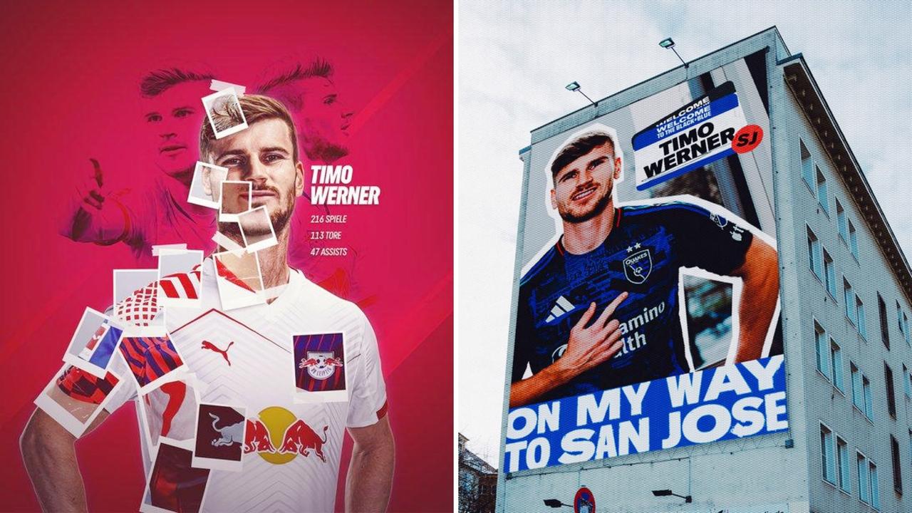 29岁的维尔纳从莱比锡加盟美国大联盟球队圣何塞地震，双方签约至2028年6月。