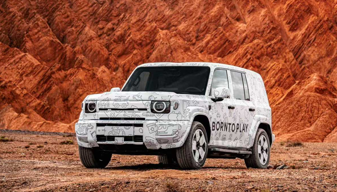 iCAR V27 也即将发布了，这个对标钛7、坦克300、豹5这种越野车，的方盒