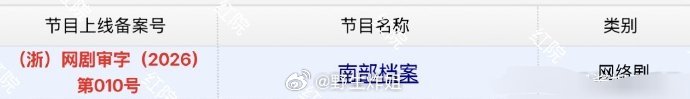张新成跟丁禹兮主演的《南部档案》正式下证了，意味着离开播的时间不远了呢，你期待看