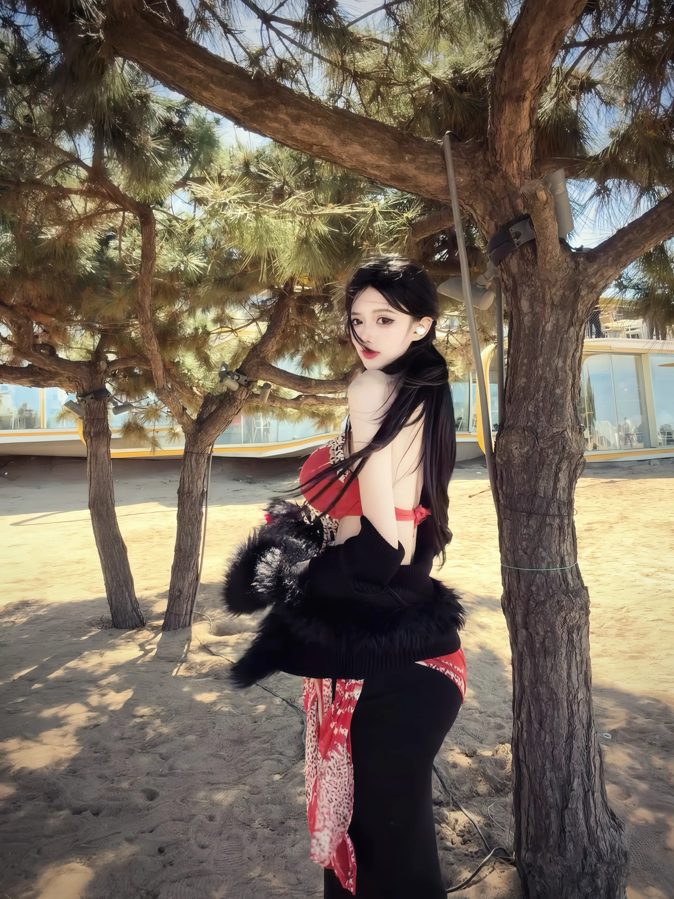海边就是妖风大