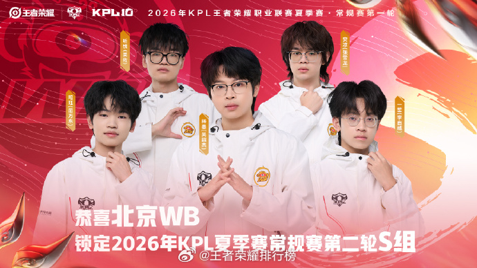 WB确认第二轮S组WB拿下关键胜利，顺利锁定常规赛第二轮S组席位，持续冲刺佳绩 