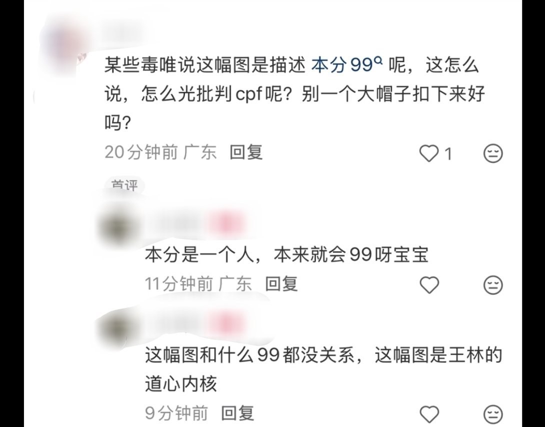 终于看到正常的林婉cpf了，可惜被不正常人围攻了 