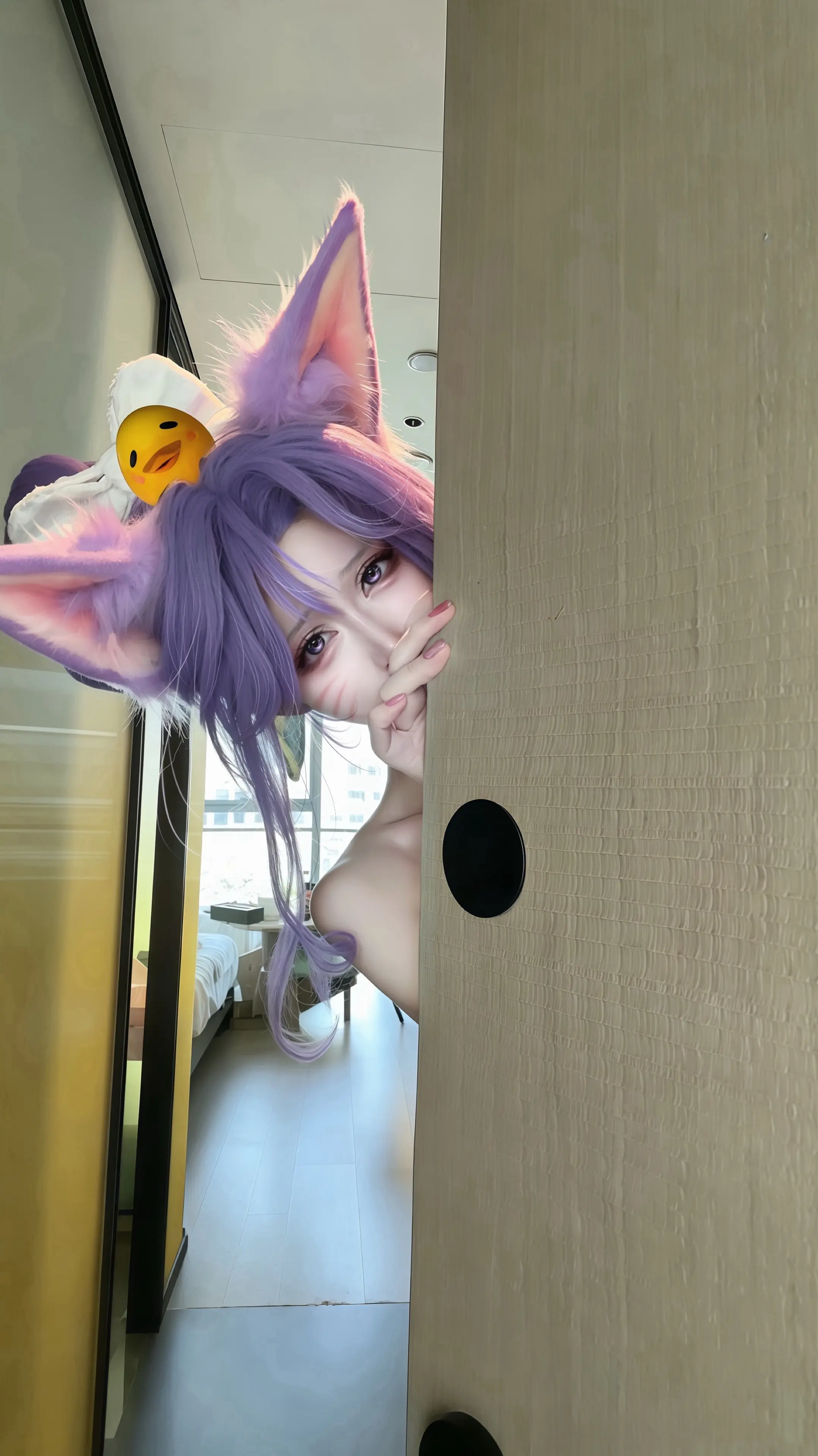 噢~是你呀！快进来！