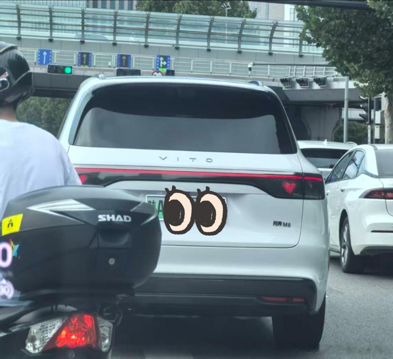 我以为是VIVO也造车了，贴膜还是要找专业的。问界m8 ​​​
