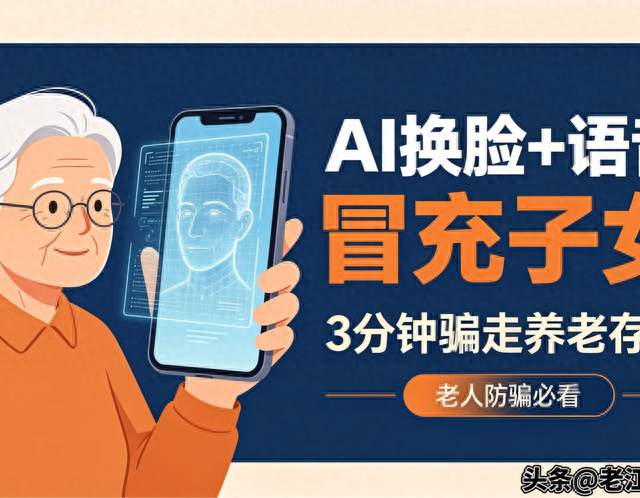 AI换脸冒充子女借钱，3分钟骗走养老存款，做好核验防被骗