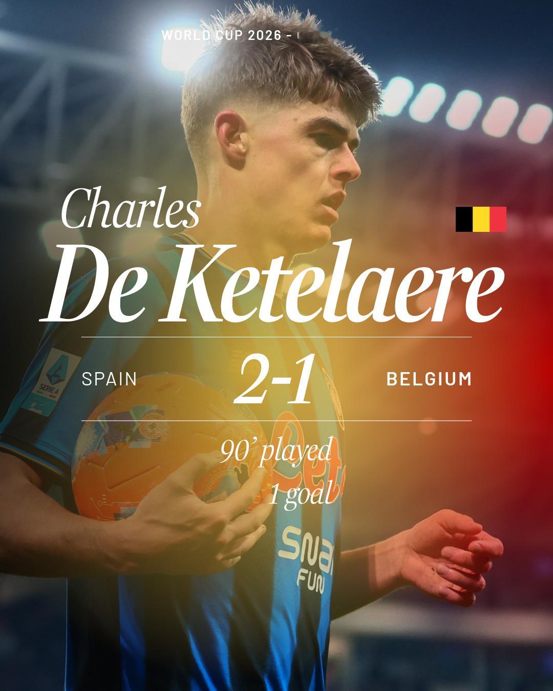 红魔止步美加墨世界杯 八强，但CDK把名字写进了蓝黑历史 🇧🇪三粒世界杯进球