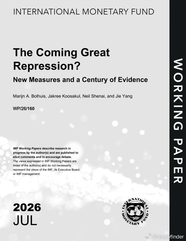 IMF Working Paper: “The Coming Great Rep