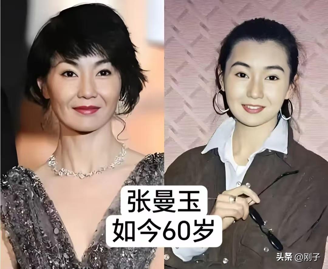 翻看一组港台女星的今昔对比照，瞬间勾起许多怀旧回忆。
张曼玉、李若彤、朱茵、叶倩