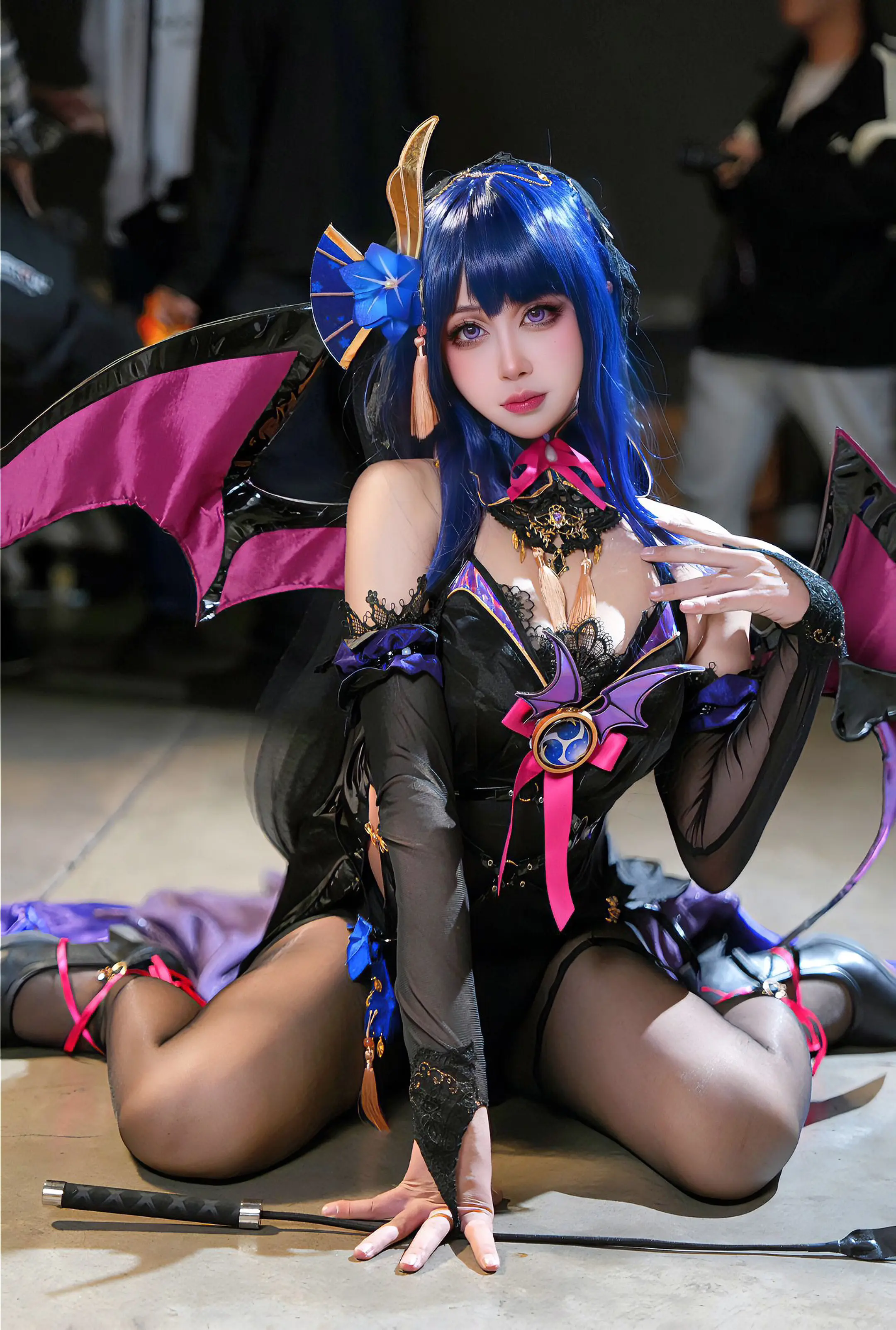 cosplay 原神 雷电将军 魅魔 雷神