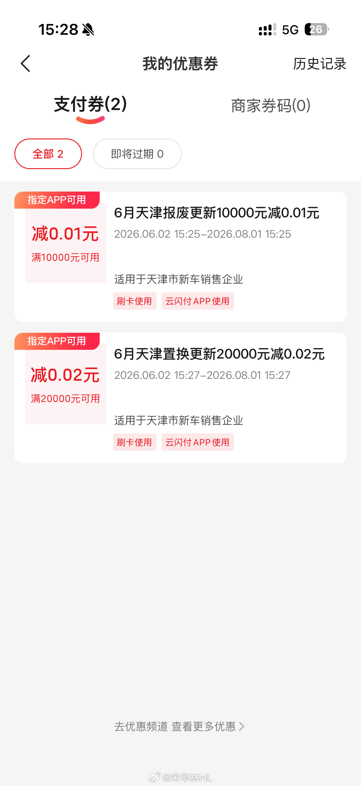 汽车置换更新券领了，准备下手