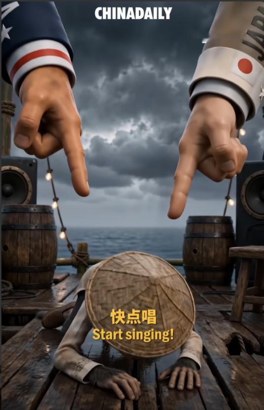 58秒视频把菲律宾弄破防，菲律宾海警发言人抗议：我们不是猴子

果然还是被菲律宾