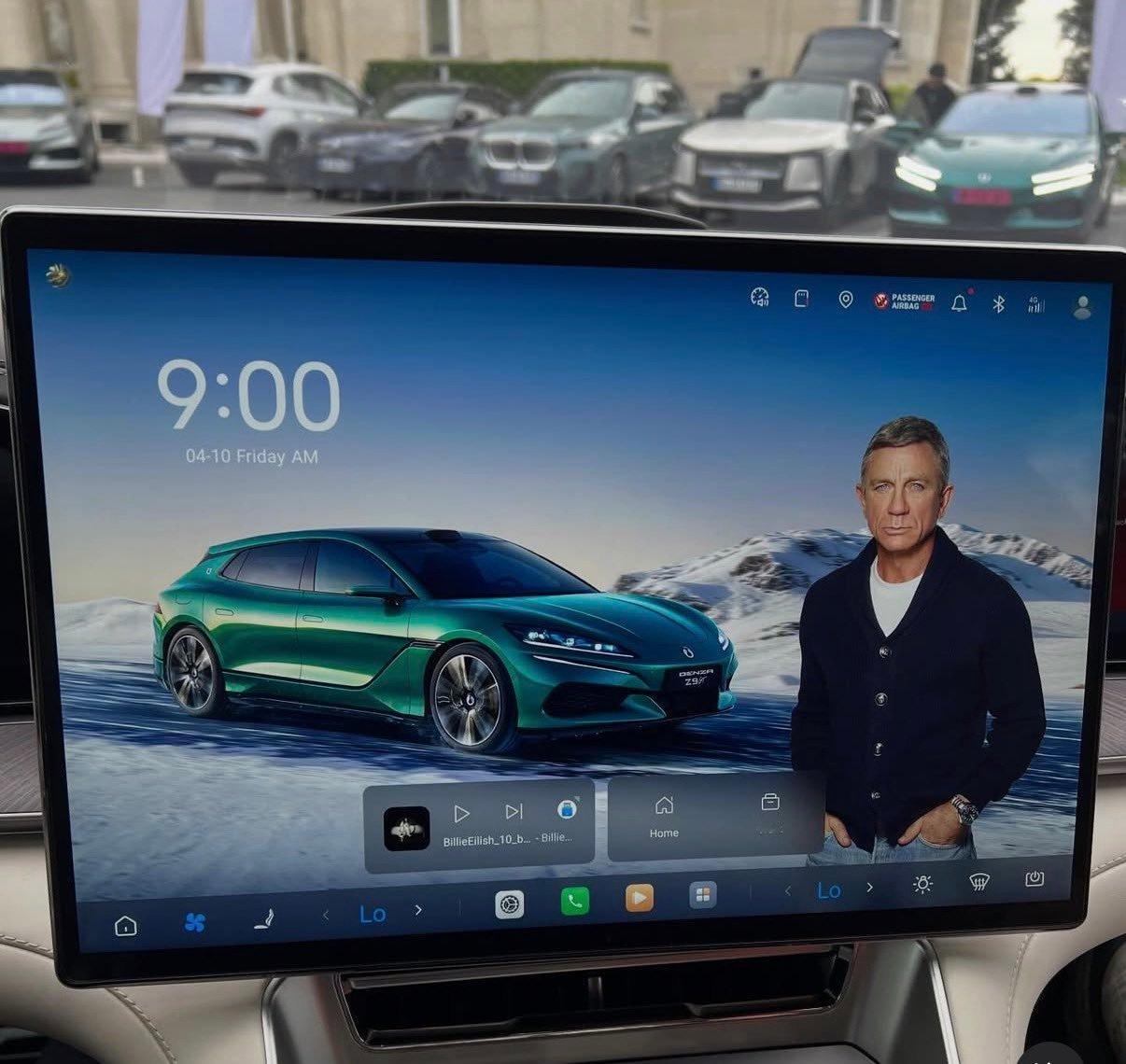 欧洲版本的腾势Z9GT的这个壁纸哈哈哈 