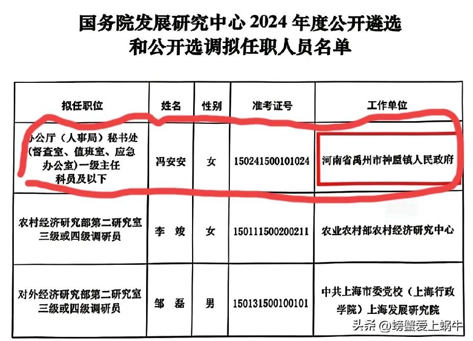 这算不算是到了体制内的天花板了，一下子直冲云霄，从最基层到达了工作的巅峰啊，人生