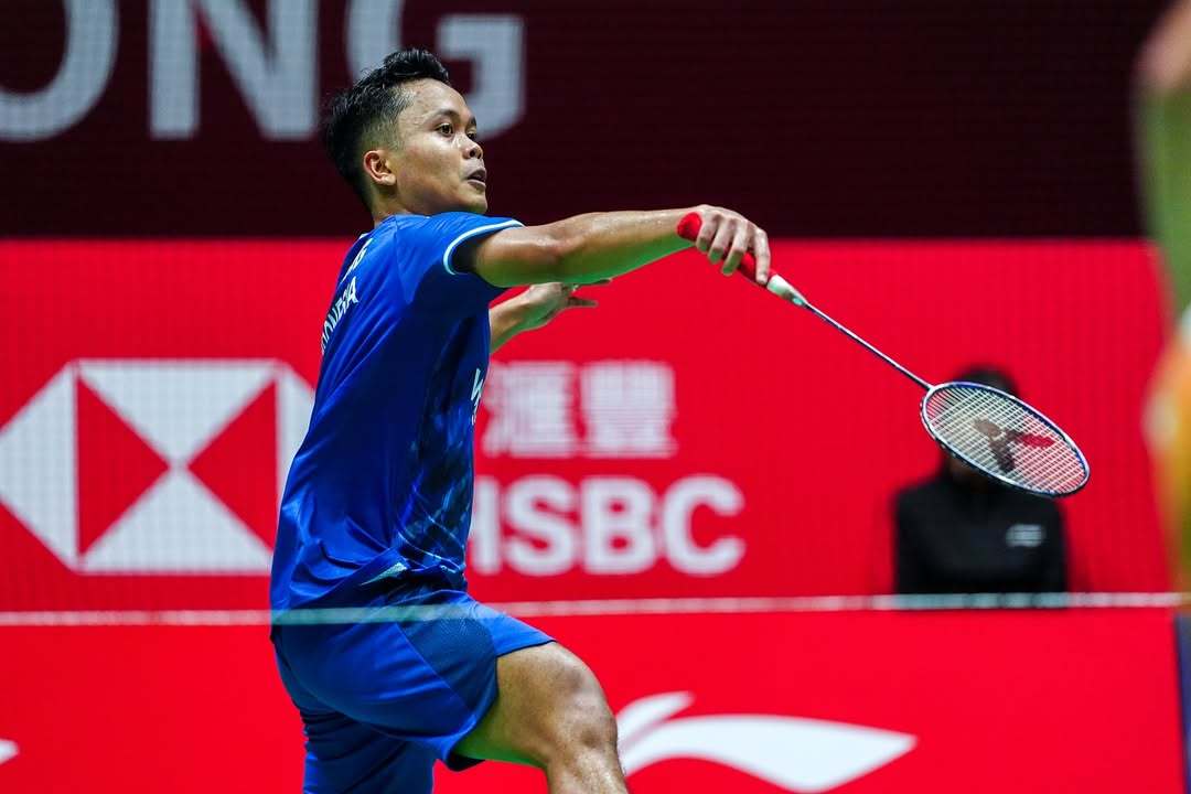 金廷🇮🇩 21-14、21-13 🇭🇰李卓耀下轮对手：戚又仁 vs 🇸