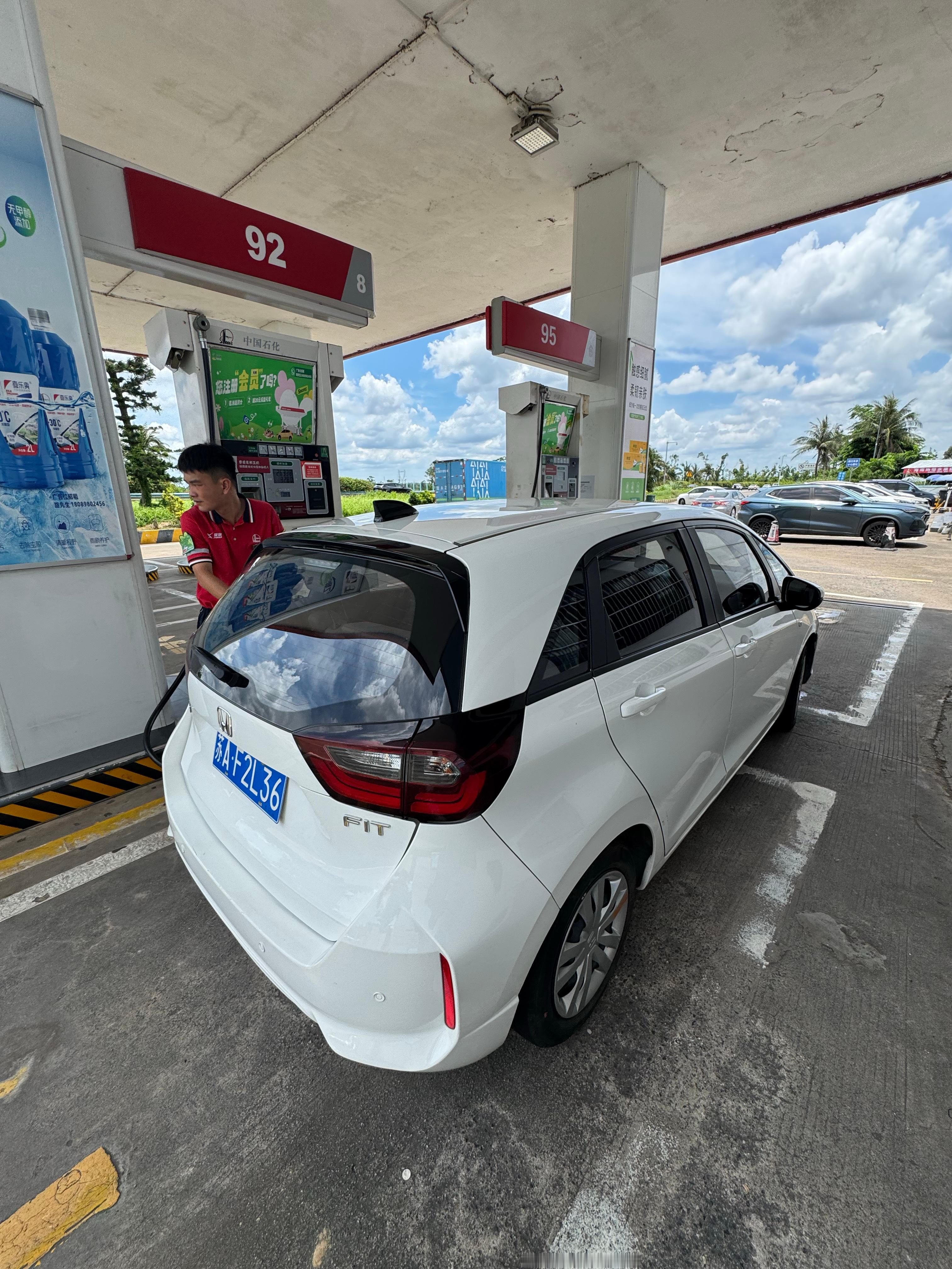 又跟飞度告别了依依不舍  ​​​
