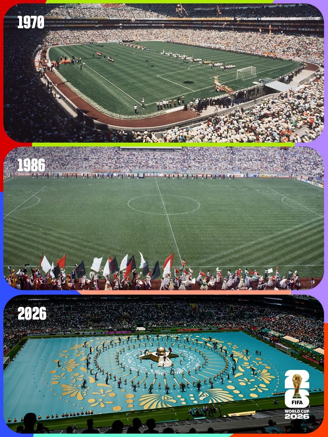 Opening Show+ Opening Game🎉🎉🎉墨西哥繼1970