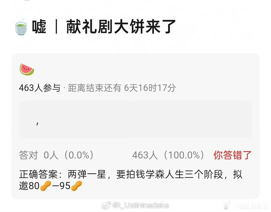 这种近代真人物的献礼剧其实都没啥意思。看的人业很少 