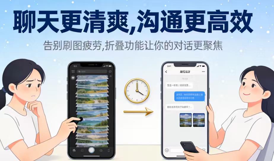 微信能“折叠”发图了！告别刷屏时代，三张以上自动合并，网友：早该这样
还在担心在