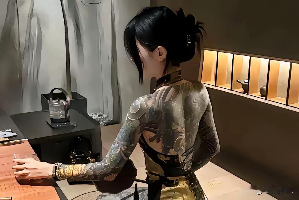 一直搞不懂，把洁白光滑的身体纹成这样，黑不溜秋，满目狰狞的样子，究竟哪里美？
