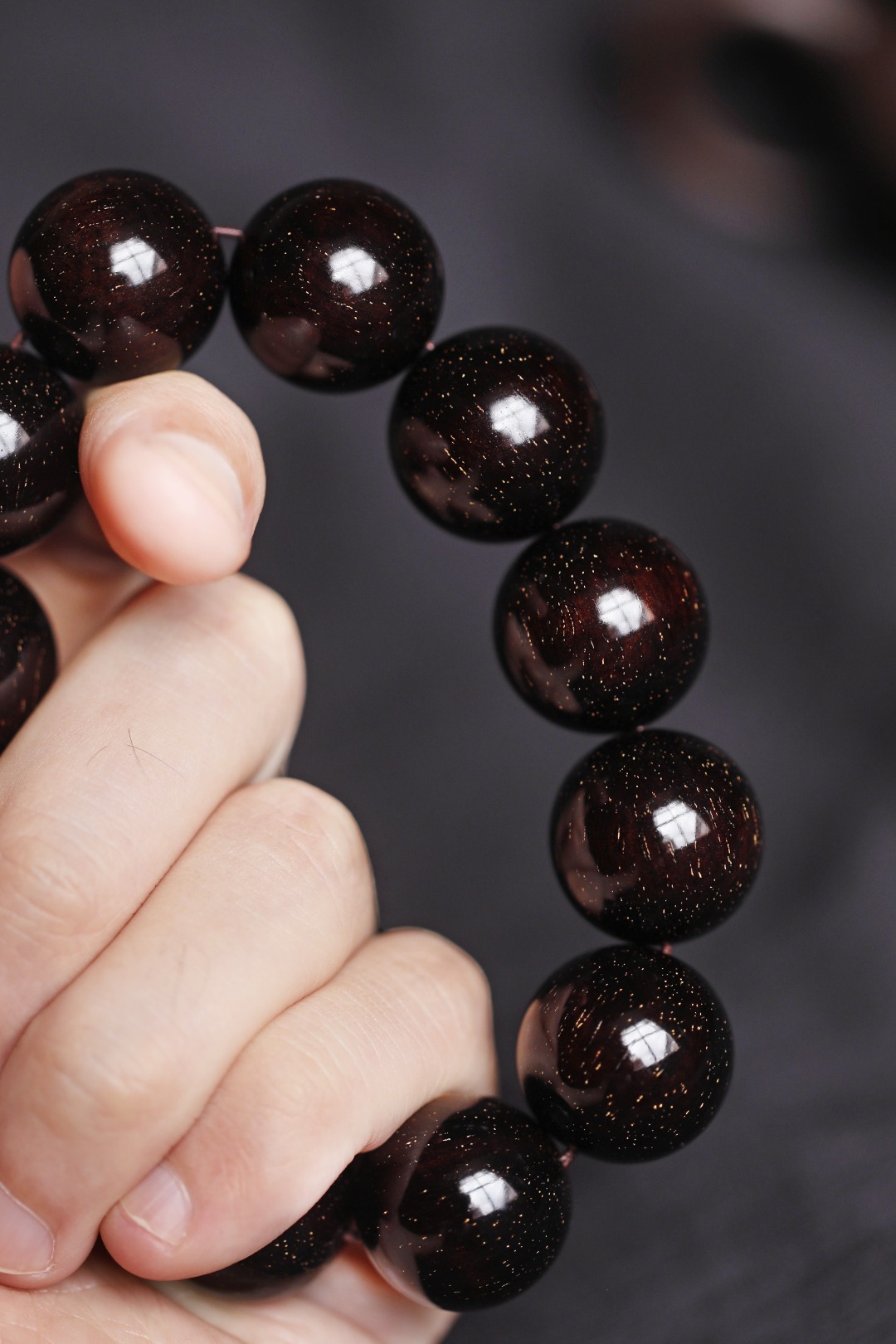 小叶紫檀 爆满金星‼️2.0 完美包浆约64.5g 编号3590 