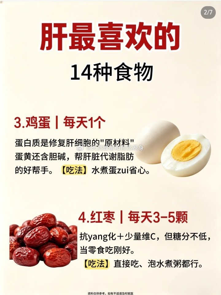 熬夜党必看！肝喜欢的14种食物，照着吃就对经常熬夜刷手机、眼睛干涩、脸色暗黄的，