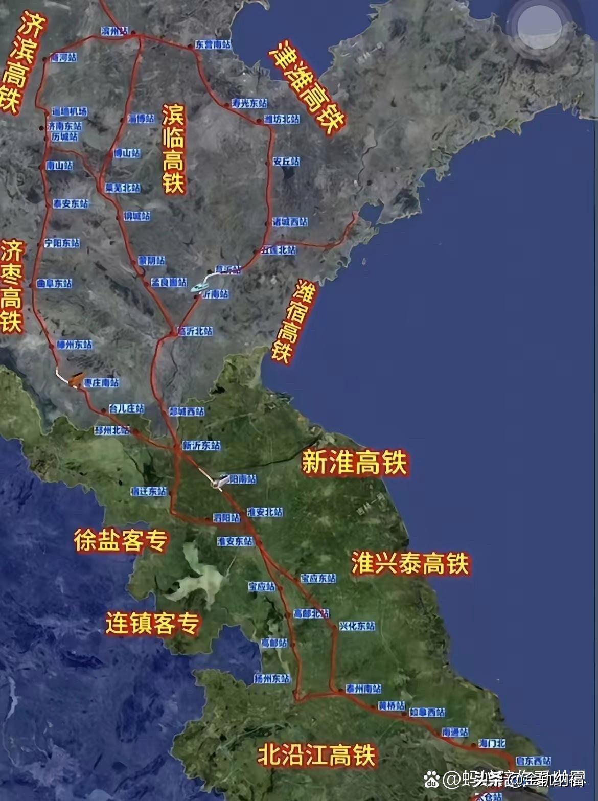 新淮高铁（含淮黄段）是国家级长三角规划中的350公里时速干线。线路途经沭阳，这里