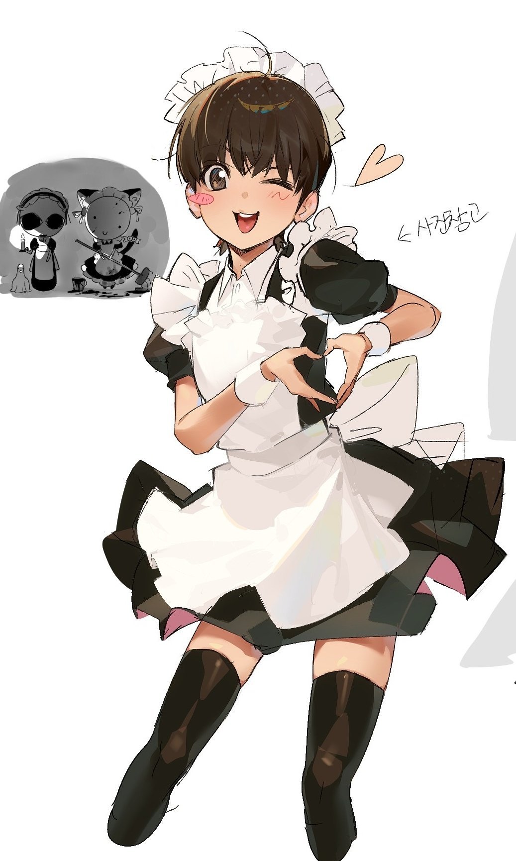【来电】请接收小女仆明子的爱～©️mudeung_tj 