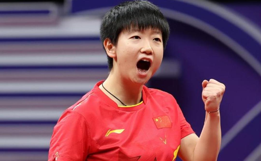 澳门冠军赛孙颖莎再次战胜队友王曼昱拿到女单冠军，可以说王曼昱和孙颖莎的竞争中没有