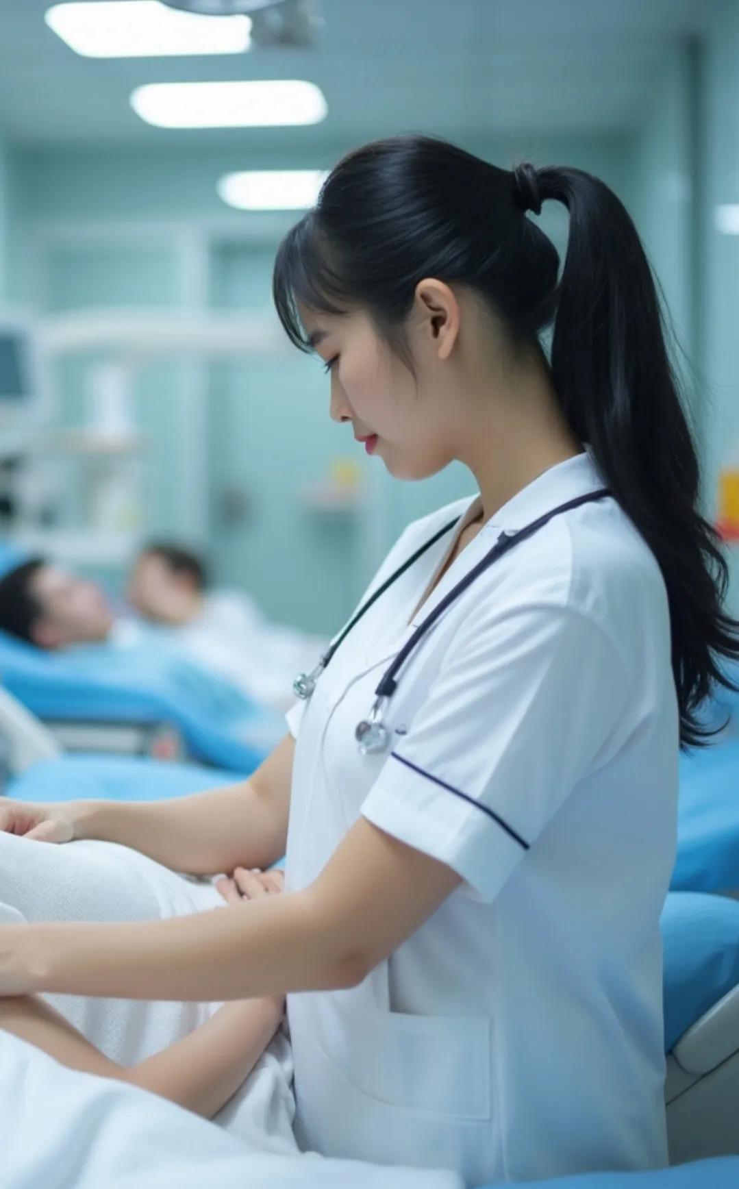 据说医院护士工作繁重收入却很低，不知真的假的？不过，遇上态度很好的护士犹如春风拂